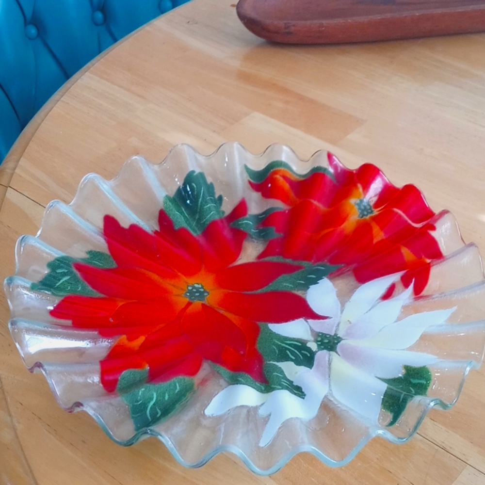 Christmas serving dish